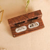 The Duet - Double Slot Wedding Ring Box for 2 Rings - L