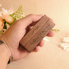 The Duet - Double Slot Wedding Ring Box for 2 Rings - L