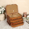 The Hex - Four Tier Wooden Jewelry Box with lock