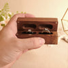 The Duet - Double Slot Wedding Ring Box for 2 Rings - L