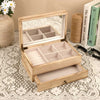 The Heritage - Vintage Rustic Personalized Wooden Jewelry Box