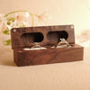 The Duet - Double Slot Wedding Ring Box for 2 Rings - L