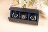 The Timepiece - Leather Watch Case - Navy