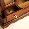 The Elevate - Double Door Wooden Jewelry Box with Mirror