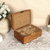 The Delicate - Two Tier Wooden Jewelry Box with Lock