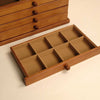 The Vintage - Multiple Tier Wooden Jewelry Box with Lock