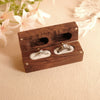 The Duet - Double Slot Wedding Ring Box for 2 Rings - L