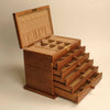 The Vintage - Multiple Tier Wooden Jewelry Box with Lock