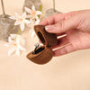 The Heartbeat - Wooden Heart Flip Ring Box