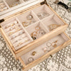 The Heritage - Vintage Rustic Personalized Wooden Jewelry Box