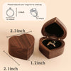 The Love - Heart Shape Wedding Ring Box
