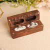 The Duet - Double Slot Wedding Ring Box for 2 Rings - L