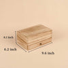 The Heritage - Vintage Rustic Personalized Wooden Jewelry Box